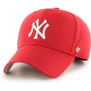 Baseball cap New York Yankees 47Brand MLB Raised Basic MVP Rouge One size Unisex Baseball cap New York Yankees 47Brand MLB Raised Basic MVP Rouge One size Unisex