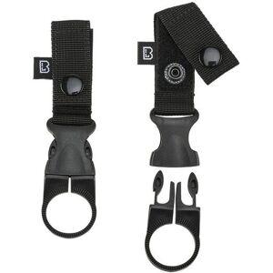 Bottle holder with belt and soft buckle Brandit (x2) Noir One size Unisex Bottle holder with belt and soft buckle Brandit (x2) Noir One size Unisex