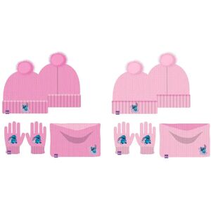 Hat and gloves set for girls Disney Stitch Rose One size Female Hat and gloves set for girls Disney Stitch Rose One size Female