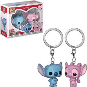 Keychain Funko Pop ! Disney Stitch & Angel (x2) Rose One size Unisex Keychain Funko Pop ! Disney Stitch & Angel (x2) Rose One size Unisex