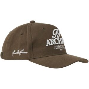 Baseball cap Jack & Jones Frame Marron One size Male Baseball cap Jack & Jones Frame Marron One size Male