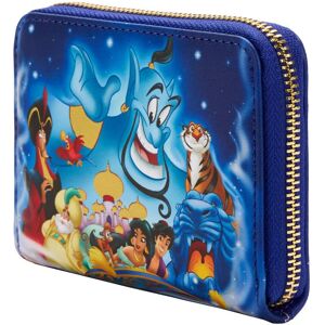 Girl's wallet Loungefly Disney Aladdin 30th Anniversary Bleu 12.5x10 cm Female Girl's wallet Loungefly Disney Aladdin 30th Anniversary Bleu 12.5x10 cm Female