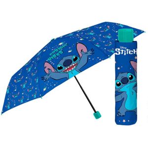 Manual folding umbrella for kids Perletti Disney Stitch Bleu 91 cm Unisex Manual folding umbrella for kids Perletti Disney Stitch Bleu 91 cm Unisex