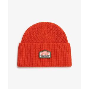 Knitted hat Superdry Trucker Orange One size Male Knitted hat Superdry Trucker Orange One size Male