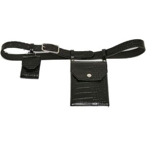 Synthetic leather belt with pocket Urban Classics Croco Noir L/XL Unisex Synthetic leather belt with pocket Urban Classics Croco Noir L/XL Unisex