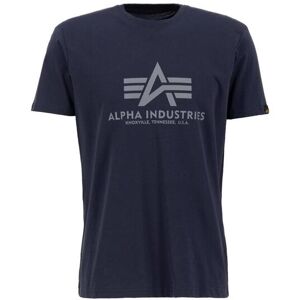 T-shirt Alpha Industries Basic Bleu XL Male T-shirt Alpha Industries Basic Bleu XL Male