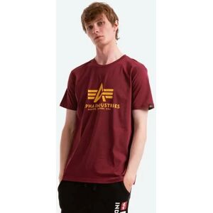 T-shirt Alpha Industries Basic Rouge L Male T-shirt Alpha Industries Basic Rouge L Male