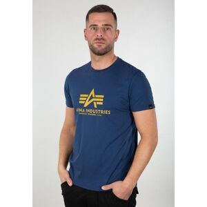 T-shirt Alpha Industries Basic Bleu XL Male T-shirt Alpha Industries Basic Bleu XL Male