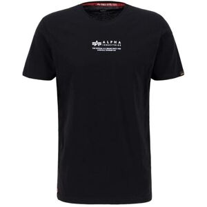 T-shirt Alpha Industries Wording Noir M Male T-shirt Alpha Industries Wording Noir M Male