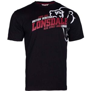 T-shirt Lonsdale Walkley Noir 3XL Male T-shirt Lonsdale Walkley Noir 3XL Male