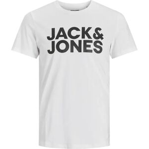 Short-sleeved T-shirt large size Jack & Jones Jjecorp Blanc 3XL Male Short-sleeved T-shirt large size Jack & Jones Jjecorp Blanc 3XL Male