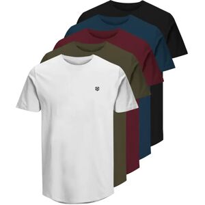 Round neck T-shirts Jack & Jones Brody (x5) Bleu 2XL Male Round neck T-shirts Jack & Jones Brody (x5) Bleu 2XL Male