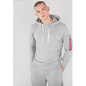 Hoodie Alpha Industries X-Fit Gris 2XS Male Hoodie Alpha Industries X-Fit Gris 2XS Male