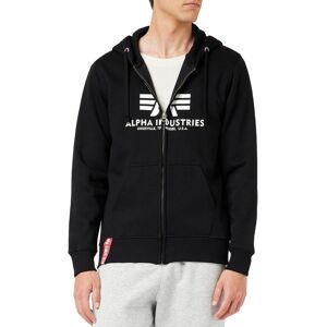 Sweat hooded Alpha Industries Basic Zip Noir 2XL Male Sweat hooded Alpha Industries Basic Zip Noir 2XL Male