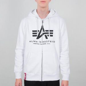 Hoodie Alpha Industries Basic Zip Blanc L Male Hoodie Alpha Industries Basic Zip Blanc L Male