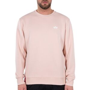 Alpha Industries Basic Small Logo Sweatshirt Rose XS Male Alpha Industries Basic Small Logo Sweatshirt Rose XS Male