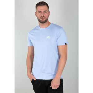 T-shirt Alpha Industries Basic Small Logo Bleu M Male T-shirt Alpha Industries Basic Small Logo Bleu M Male