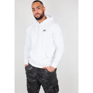 Hoodie Alpha Industries Basic Small Logo Blanc 2XL Male Hoodie Alpha Industries Basic Small Logo Blanc 2XL Male
