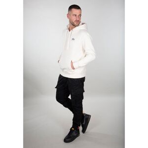 Sweat hooded Alpha Industries Basic Small Logo Blanc M Male Sweat hooded Alpha Industries Basic Small Logo Blanc M Male
