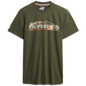 T-shirt Superdry Outdoor Scene Vert XL Male T-shirt Superdry Outdoor Scene Vert XL Male