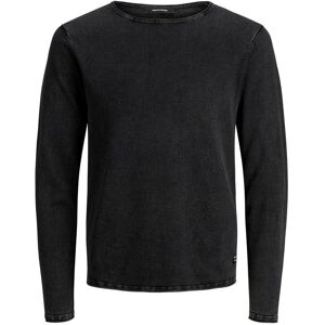 jack & jones Jack & Jone Leo Round Neck Sweater Noir XS Male jack & jones Jack & Jone Leo Round Neck Sweater Noir XS Male