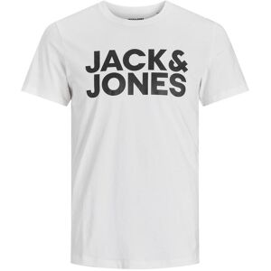 T-shirt Jack & Jones Corp o-neck Blanc L Male T-shirt Jack & Jones Corp o-neck Blanc L Male