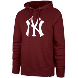 Sweatshirt New York Yankees 47Brand MLB Imprint Burnside Rouge XS Male Sweatshirt New York Yankees 47Brand MLB Imprint Burnside Rouge XS Male