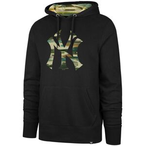 Sweatshirt New York Yankees 47Brand MLB Fisherman Camo Pop Burns Noir XS Male Sweatshirt New York Yankees 47Brand MLB Fisherman Camo Pop Burns Noir XS Male