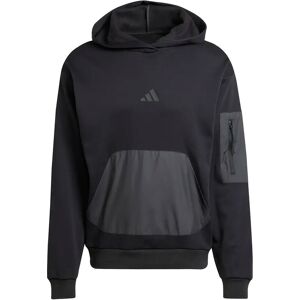 Hooded sweatshirt adidas City Escape Fleece Noir XL Male Hooded sweatshirt adidas City Escape Fleece Noir XL Male