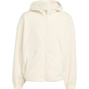 Full zip sweatshirt adidas Future Icons Logo Low Pile Beige M Male Full zip sweatshirt adidas Future Icons Logo Low Pile Beige M Male