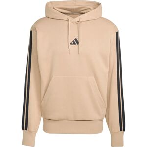 Hooded sweatshirt adidas Essentials 3 Stripes Beige S Male Hooded sweatshirt adidas Essentials 3 Stripes Beige S Male