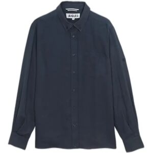 Long-sleeved linen shirt Aigle Bleu M Male Long-sleeved linen shirt Aigle Bleu M Male