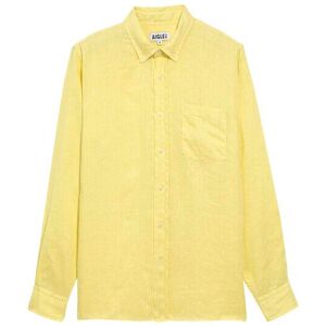 Long-sleeved linen shirt Aigle Jaune S Male Long-sleeved linen shirt Aigle Jaune S Male