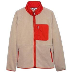 Sherpa fleece with zip Aigle T-KIT Beige M Male Sherpa fleece with zip Aigle T-KIT Beige M Male