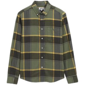 Long-sleeved plaid shirt Aigle Vert XL Male Long-sleeved plaid shirt Aigle Vert XL Male
