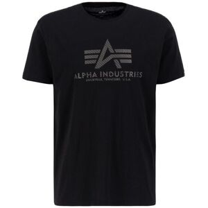 T-shirt Alpha Industries Basic Carbon Noir 2XL Male T-shirt Alpha Industries Basic Carbon Noir 2XL Male