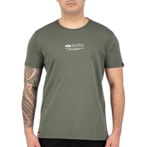 T-shirt Alpha Industries Wording Vert 3XL Male T-shirt Alpha Industries Wording Vert 3XL Male