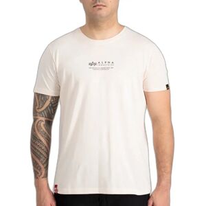 T-shirt Alpha Industries Wording Blanc 3XL Male T-shirt Alpha Industries Wording Blanc 3XL Male