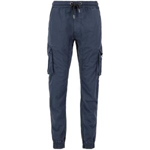 Cotton cargo Trousers Alpha Industries Twill Bleu S Male Cotton cargo Trousers Alpha Industries Twill Bleu S Male