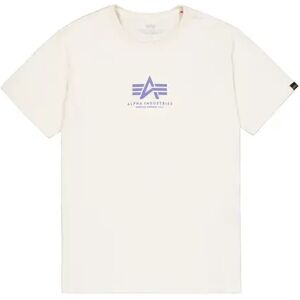 T-shirt Alpha Industries Basic Mid Logo Blanc 2XL Male T-shirt Alpha Industries Basic Mid Logo Blanc 2XL Male