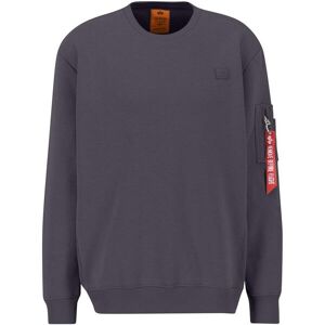 Sweatshirt Alpha Industries X-Fit Label Gris S Male Sweatshirt Alpha Industries X-Fit Label Gris S Male