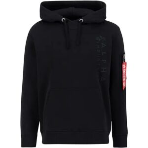 Hoodie Alpha Industries Emb Noir M Male Hoodie Alpha Industries Emb Noir M Male