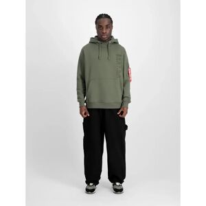 Embroidered hoodie Alpha Industries Vert S Male Embroidered hoodie Alpha Industries Vert S Male