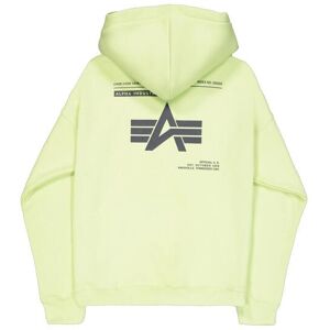 Hooded sweatshirt with print on the back Alpha Industries Logo Vert S Male Hooded sweatshirt with print on the back Alpha Industries Logo Vert S Male