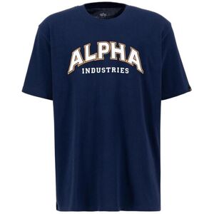 T-shirt Alpha Industries College Bleu 3XL Male T-shirt Alpha Industries College Bleu 3XL Male