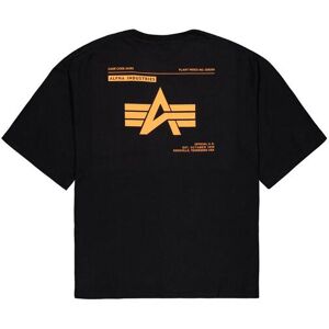 Printed t-shirt on the back Alpha Industries Logo Noir 2XL Male Printed t-shirt on the back Alpha Industries Logo Noir 2XL Male