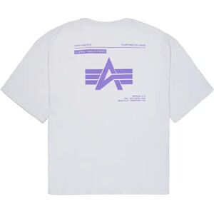 Printed t-shirt on the back Alpha Industries Logo Gris M Male Printed t-shirt on the back Alpha Industries Logo Gris M Male