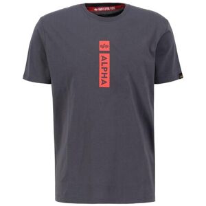 T-shirt Alpha Industries PP Gris 2XL Male T-shirt Alpha Industries PP Gris 2XL Male