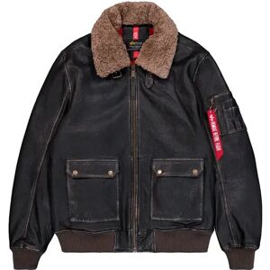 Leather jacket Alpha Industries B-15 Marron M Male Leather jacket Alpha Industries B-15 Marron M Male