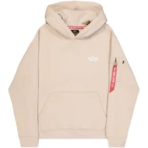 Hooded sweatshirt Alpha Industries Signature BP Beige L Male Hooded sweatshirt Alpha Industries Signature BP Beige L Male